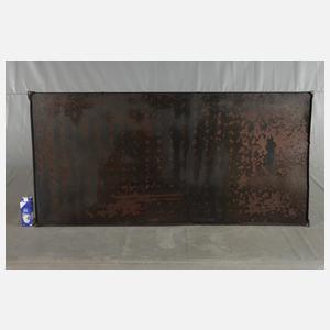 Großes Emailleschild Labo