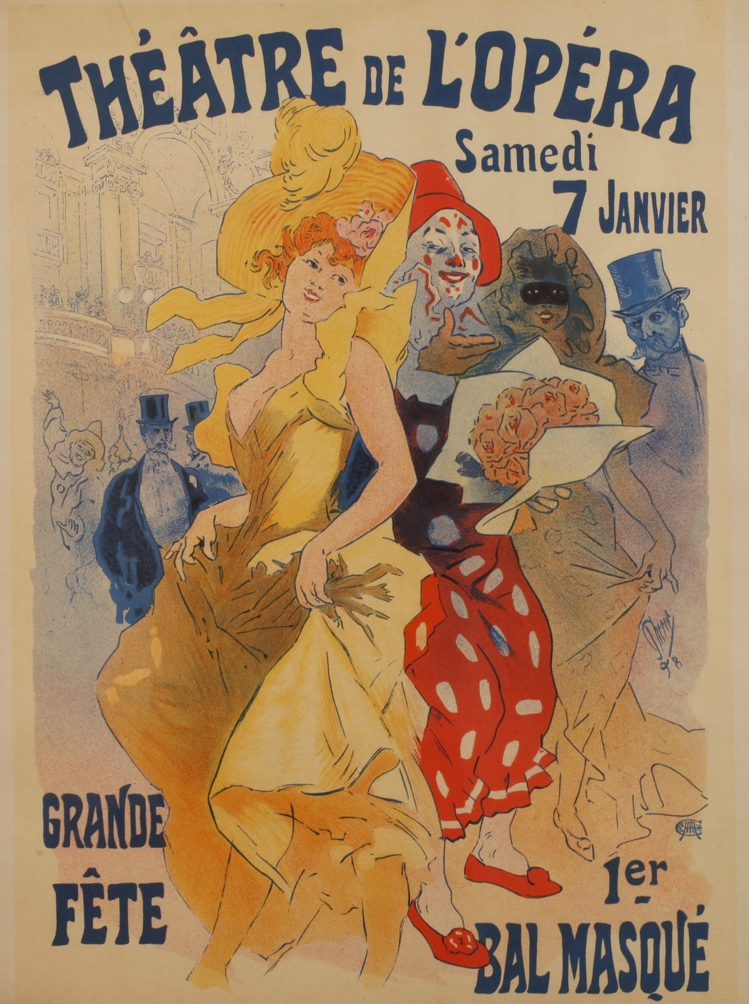 Veranstaltungsplakat Jugendstil