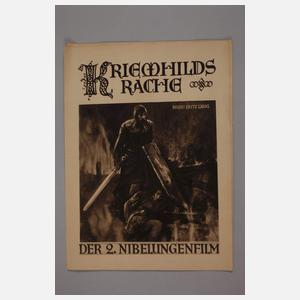 Filmprogramme Fritz Lang