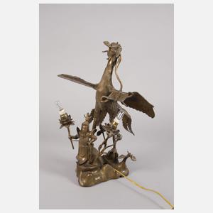 Paar figürliche Salonlampen