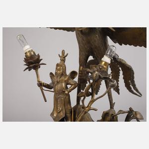 Paar figürliche Salonlampen