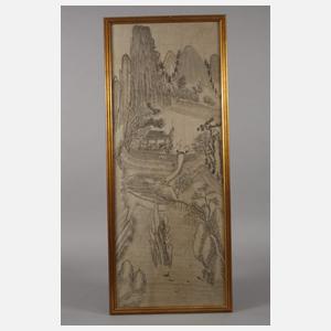 Zwei Tuschpinselzeichnungen