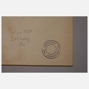 Konvolut Holzschnitte