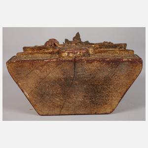 Geschnitzte Buddhaplastik