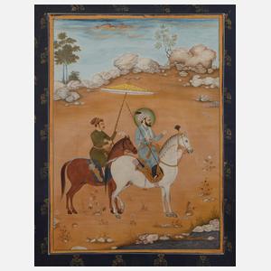 Indopersische Miniaturmalerei