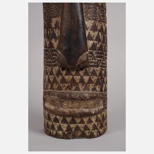 Zwei Helmmasken der Pende