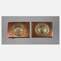 Zwei Koppelschlösser 1. Weltkrieg111