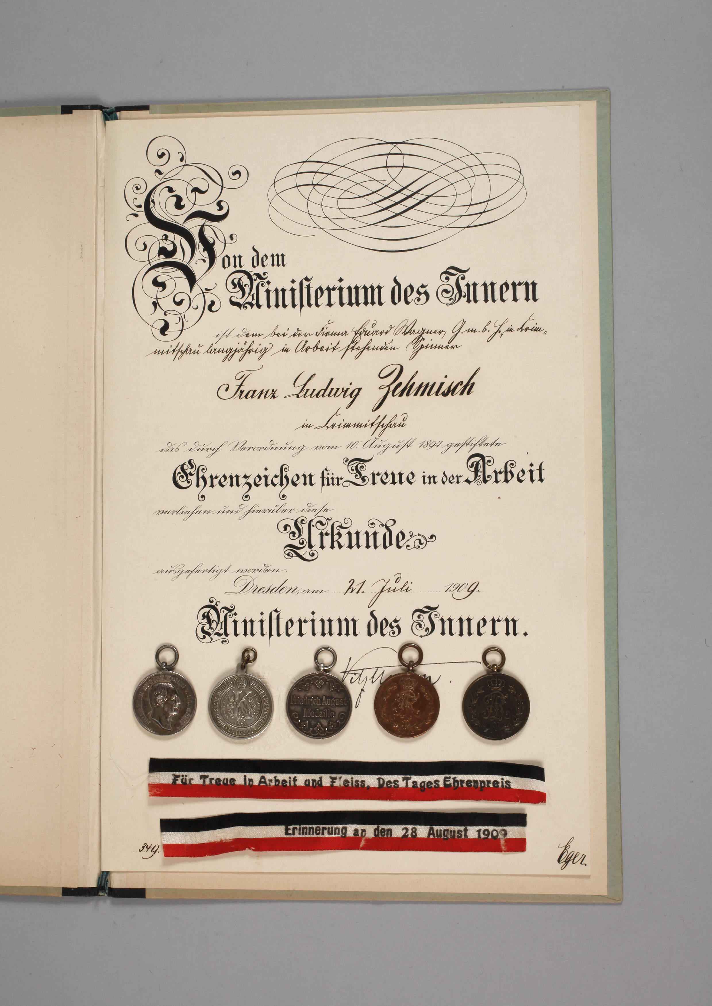 Konvolut sächsische Medaillen