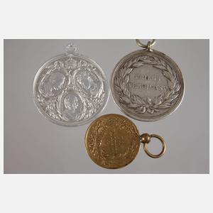 Drei Medaillen