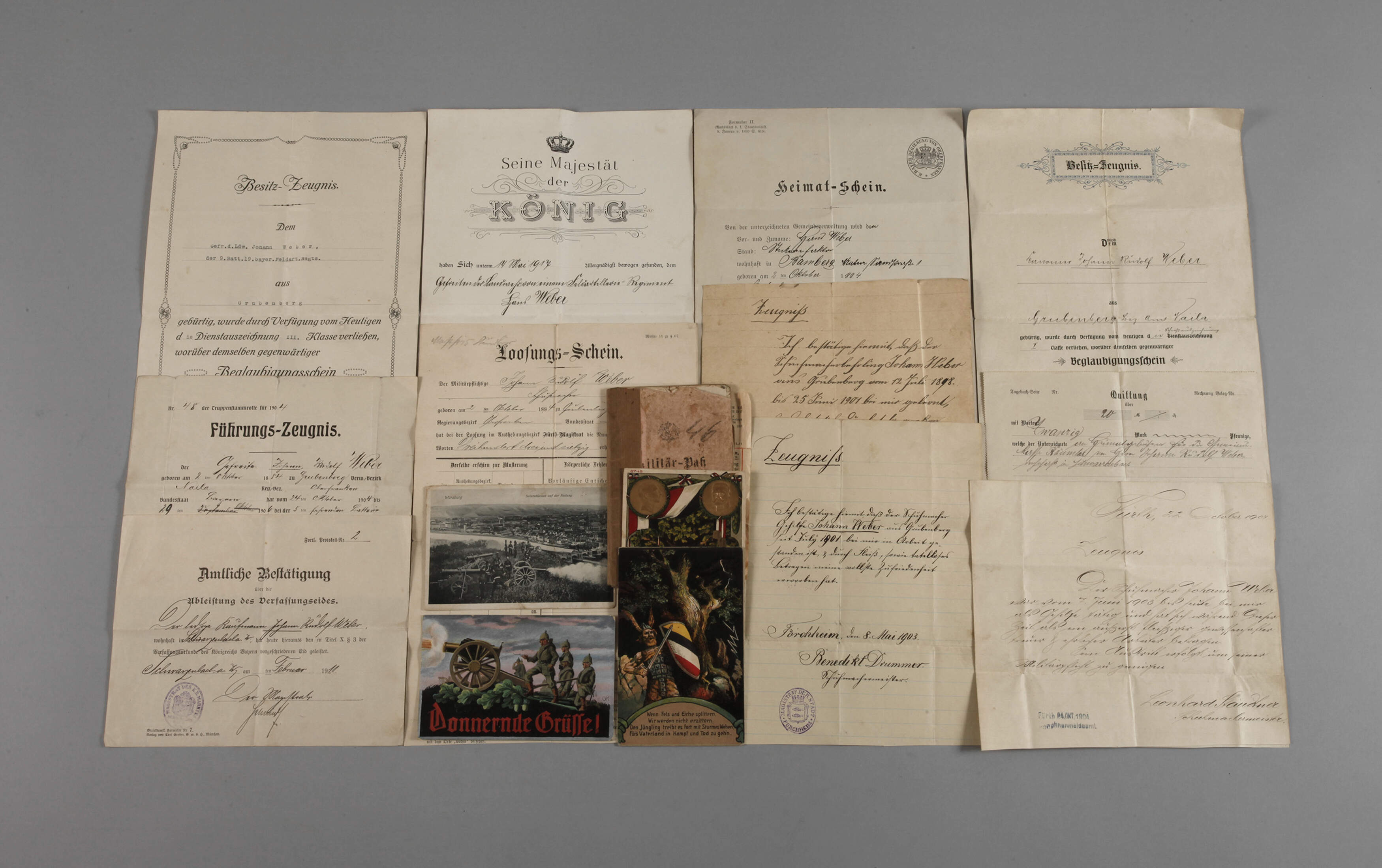 Urkundennachlass 1. Weltkrieg