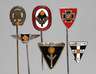 Sechs Kleinabzeichen 3. Reich