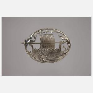 Brosche Wikingerschiff