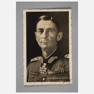 Autograf General Dietl