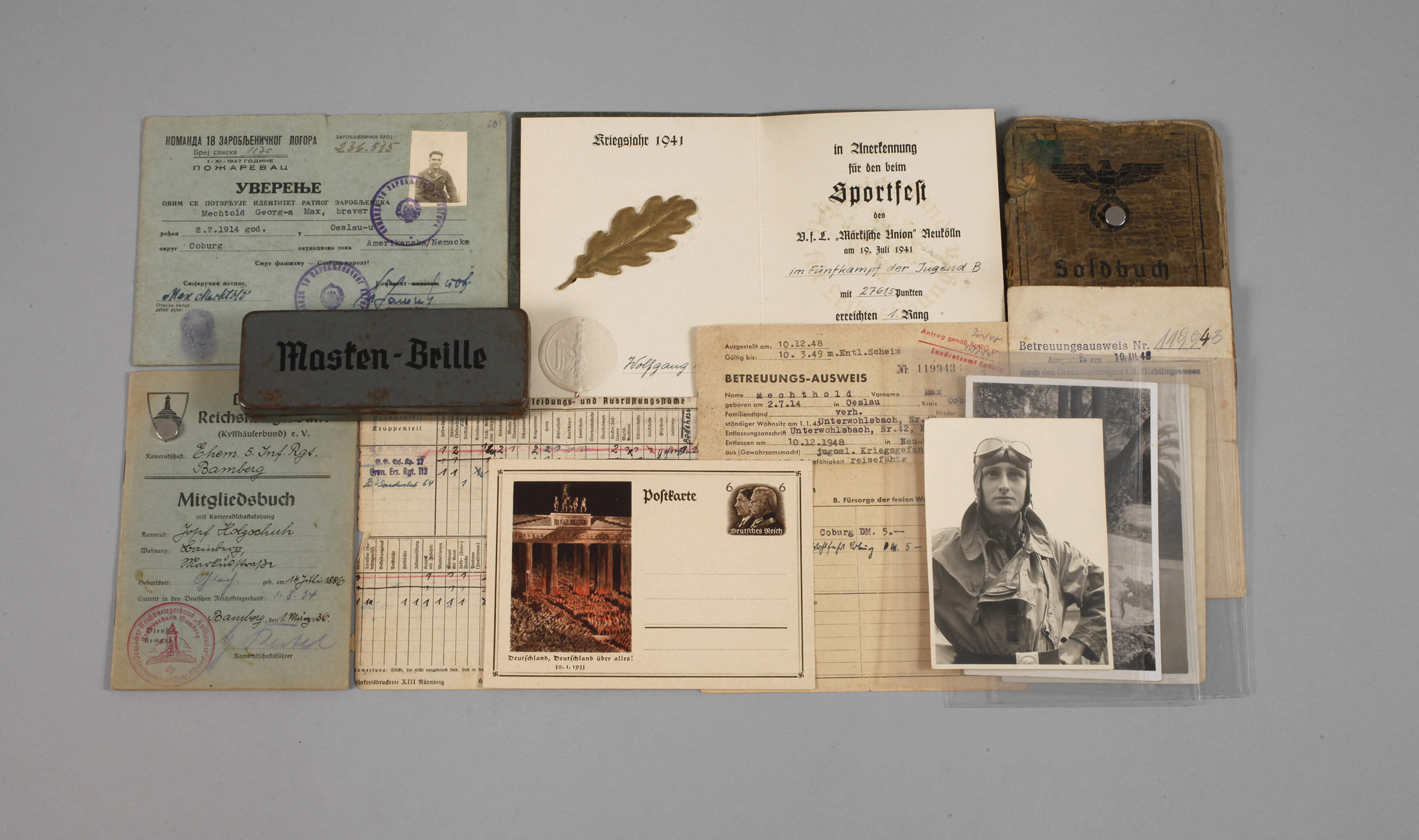 Konvolut Papiere 2. Weltkrieg