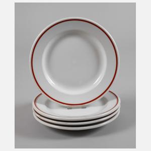 Vier Teller Reichsarbeitsdienst