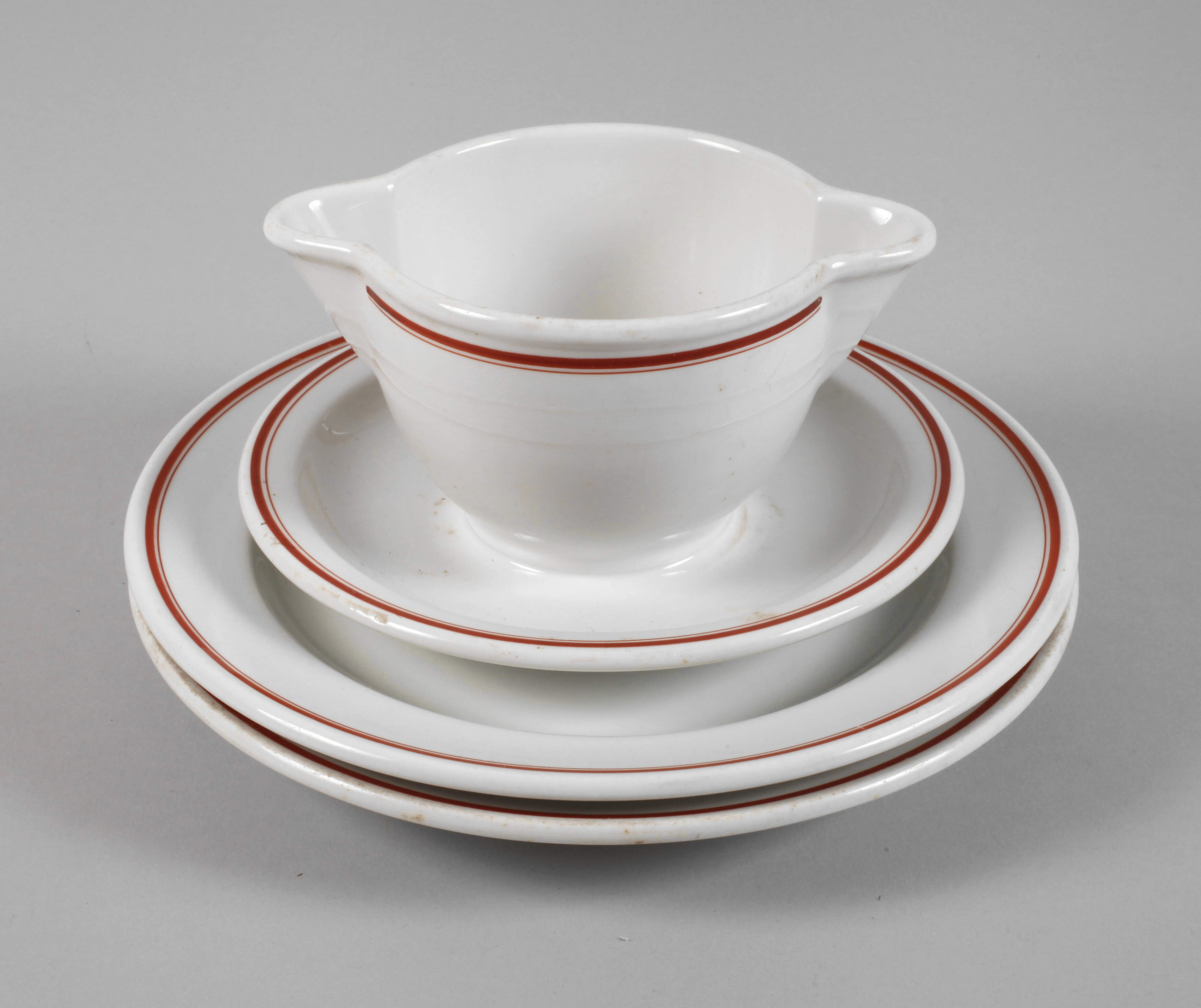 Paar Speiseteller und Sauciere Reichsarbeitsdienst