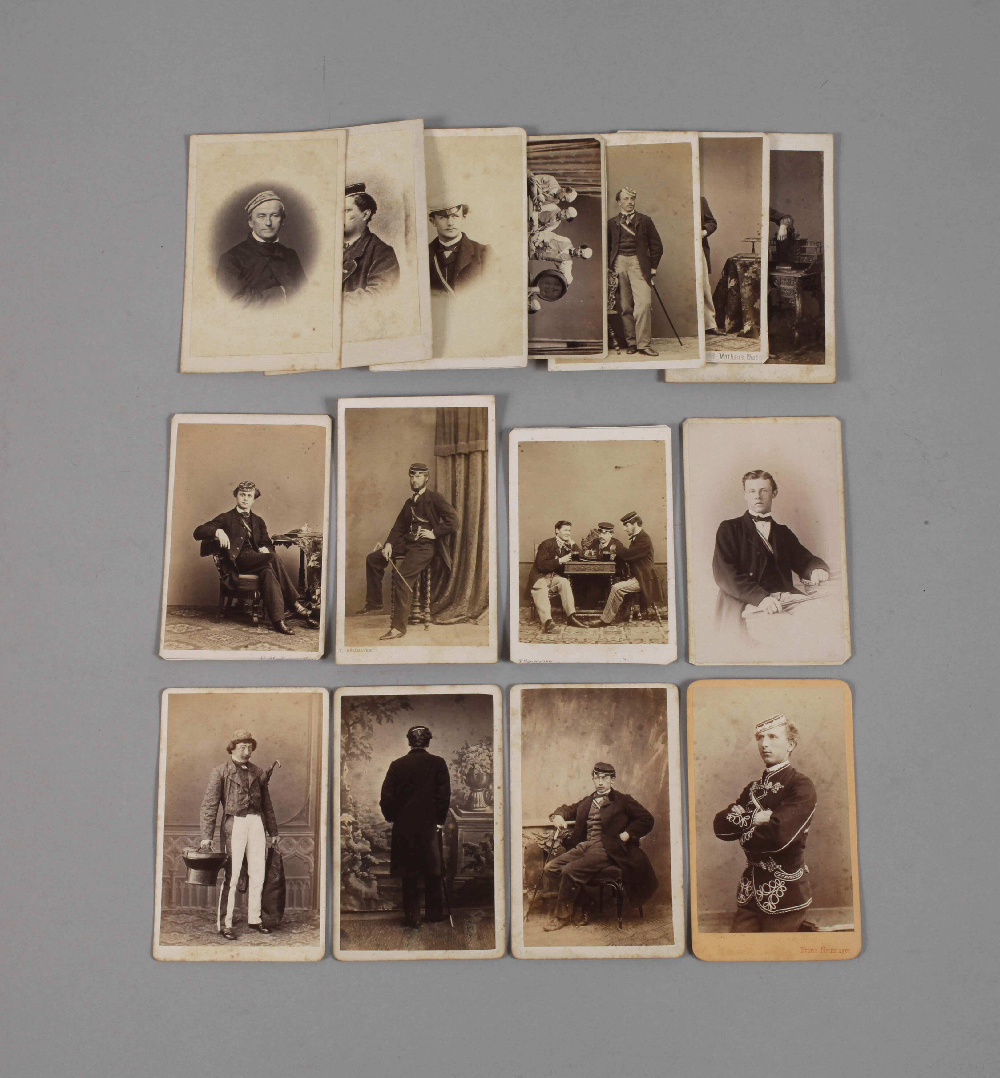 Konvolut Studentenfotos