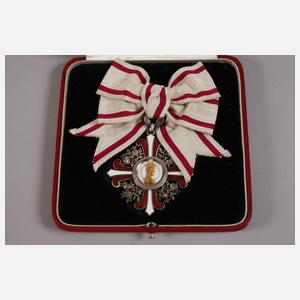 Elisabeth-Orden mit Urkunde