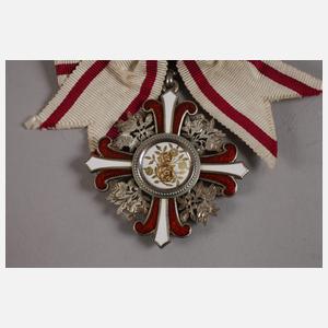 Elisabeth-Orden mit Urkunde