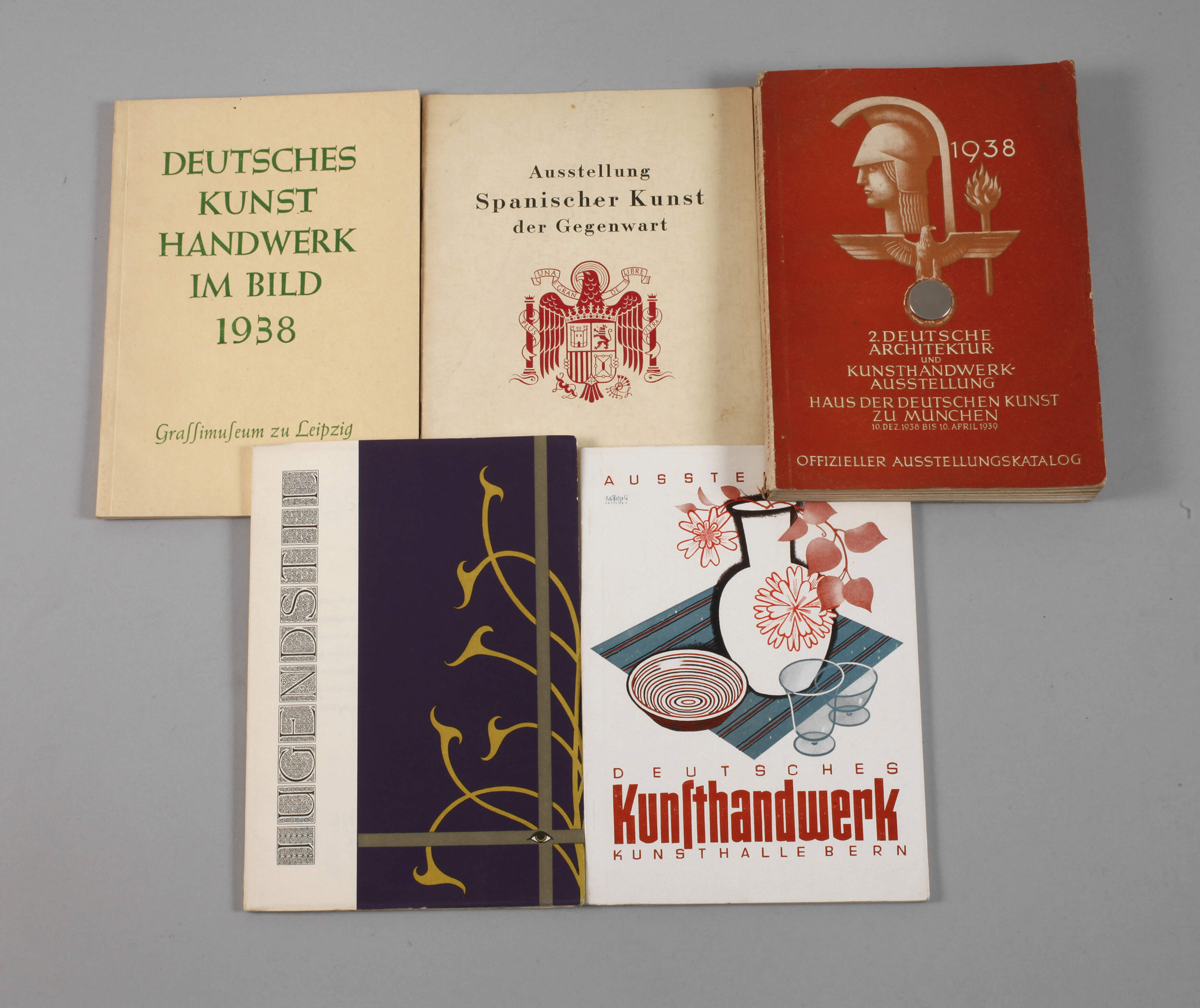 Vier Kunstkataloge 3. Reich