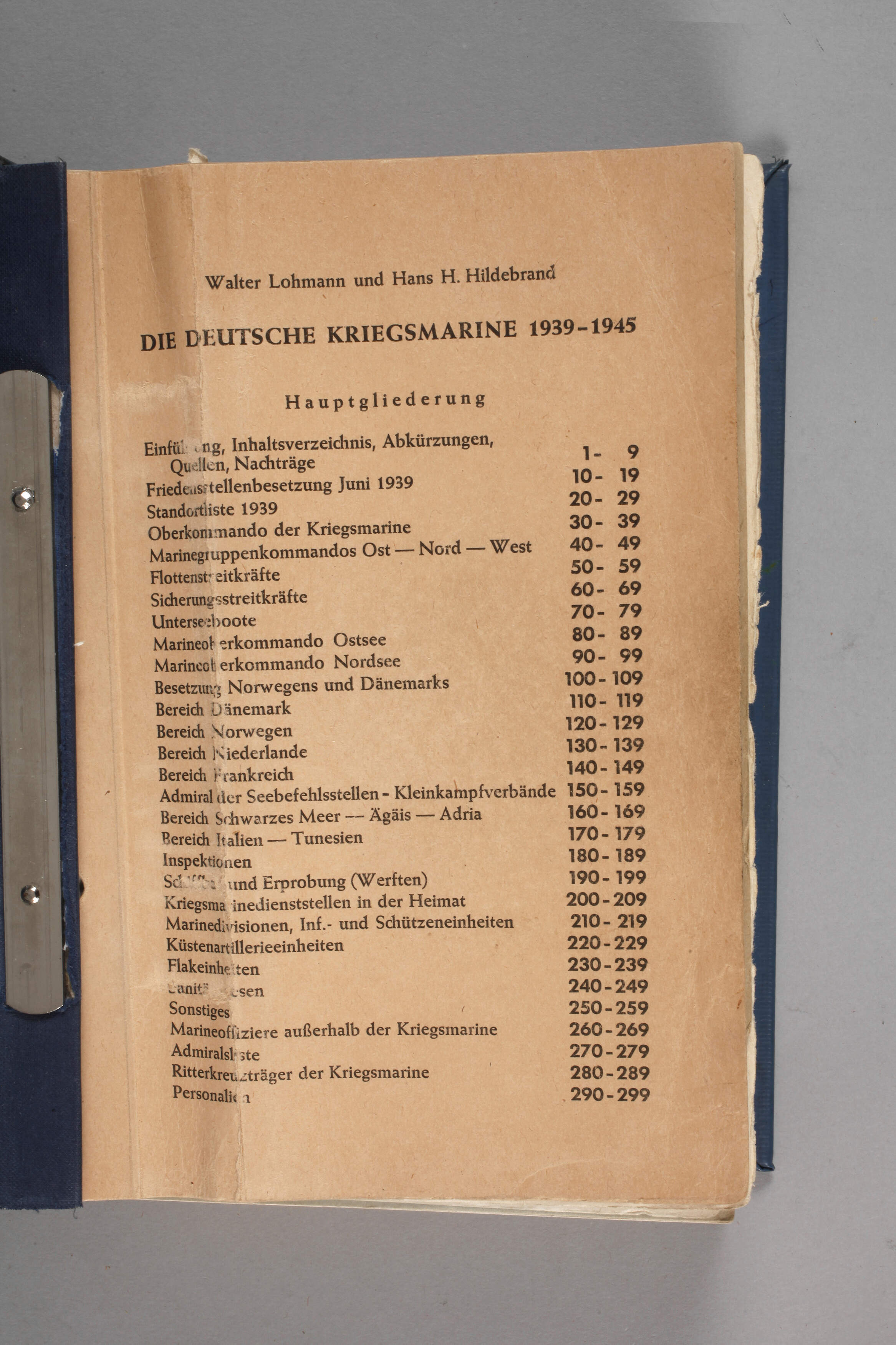 Die deutsche Kriegsmarine 1939 bis 1945