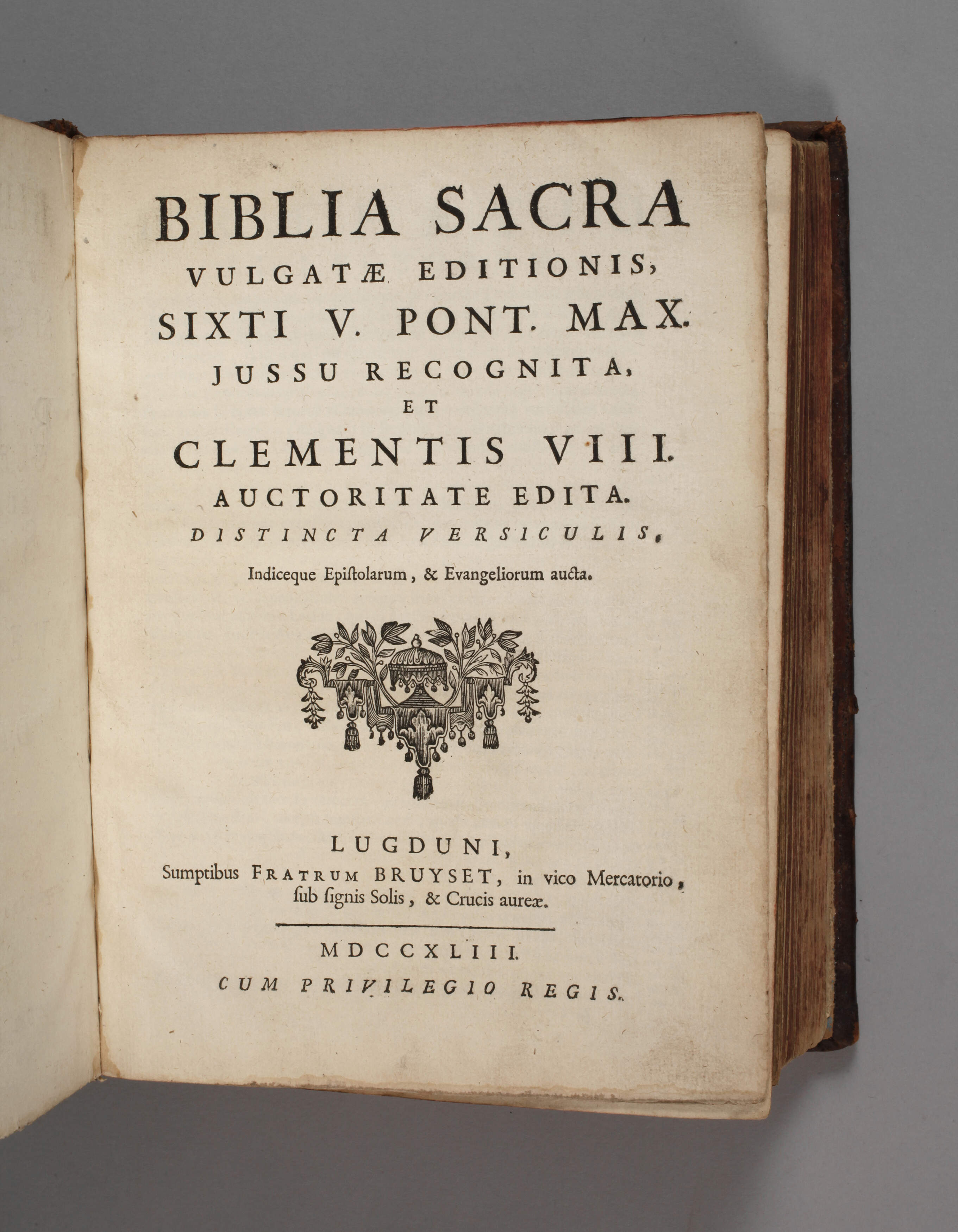 Biblia Sacra 1743