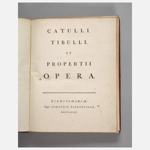 Die Werke Catullus, Tibullus und Propertius