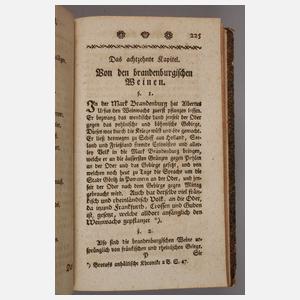 Über den Weinhandel 1766