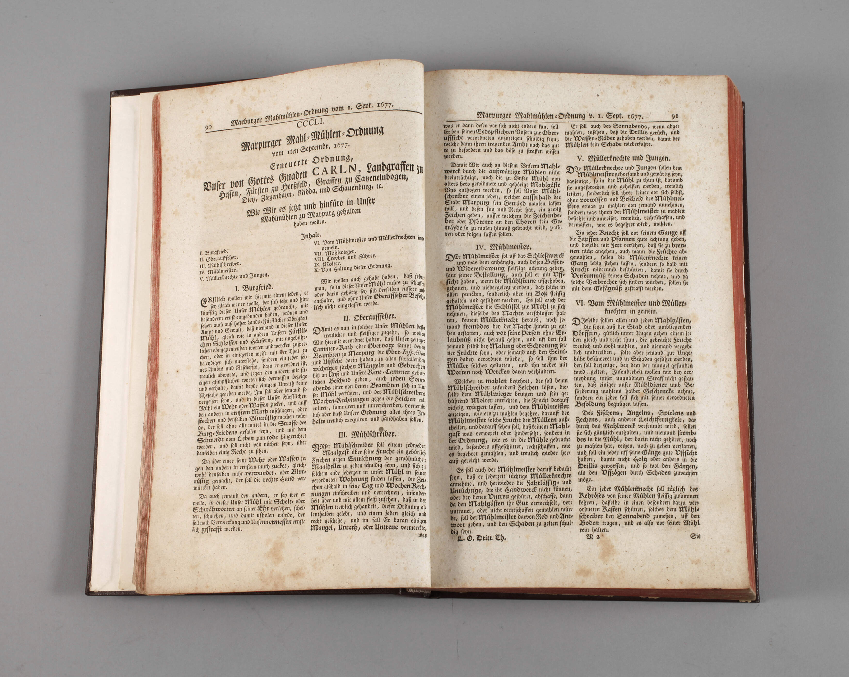 Sammlung Fürstlich-hessischer Landes-Ordnungen