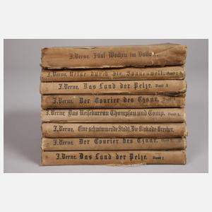 Acht Bände Collection Verne