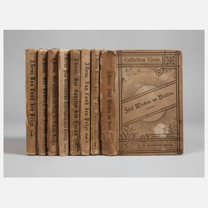 Acht Bände Collection Verne