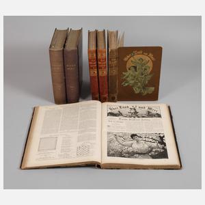 Sechs Ausgaben Über Land und Meer