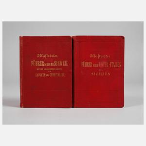 Zwei Bände Hartleben's Illustrirter Führer