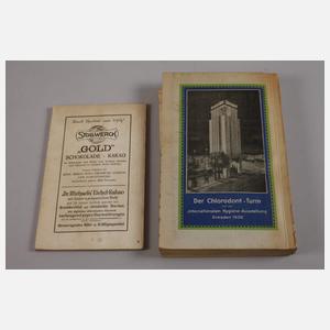 Zwei Kataloge Hygiene-Ausstellung