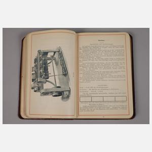 Zwei Textilmaschinen-Handbücher