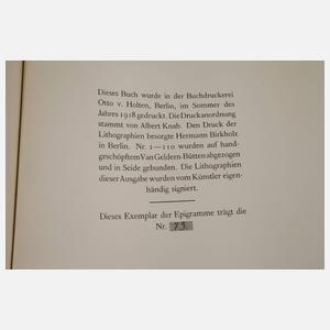 Epigramme Venedig 1790