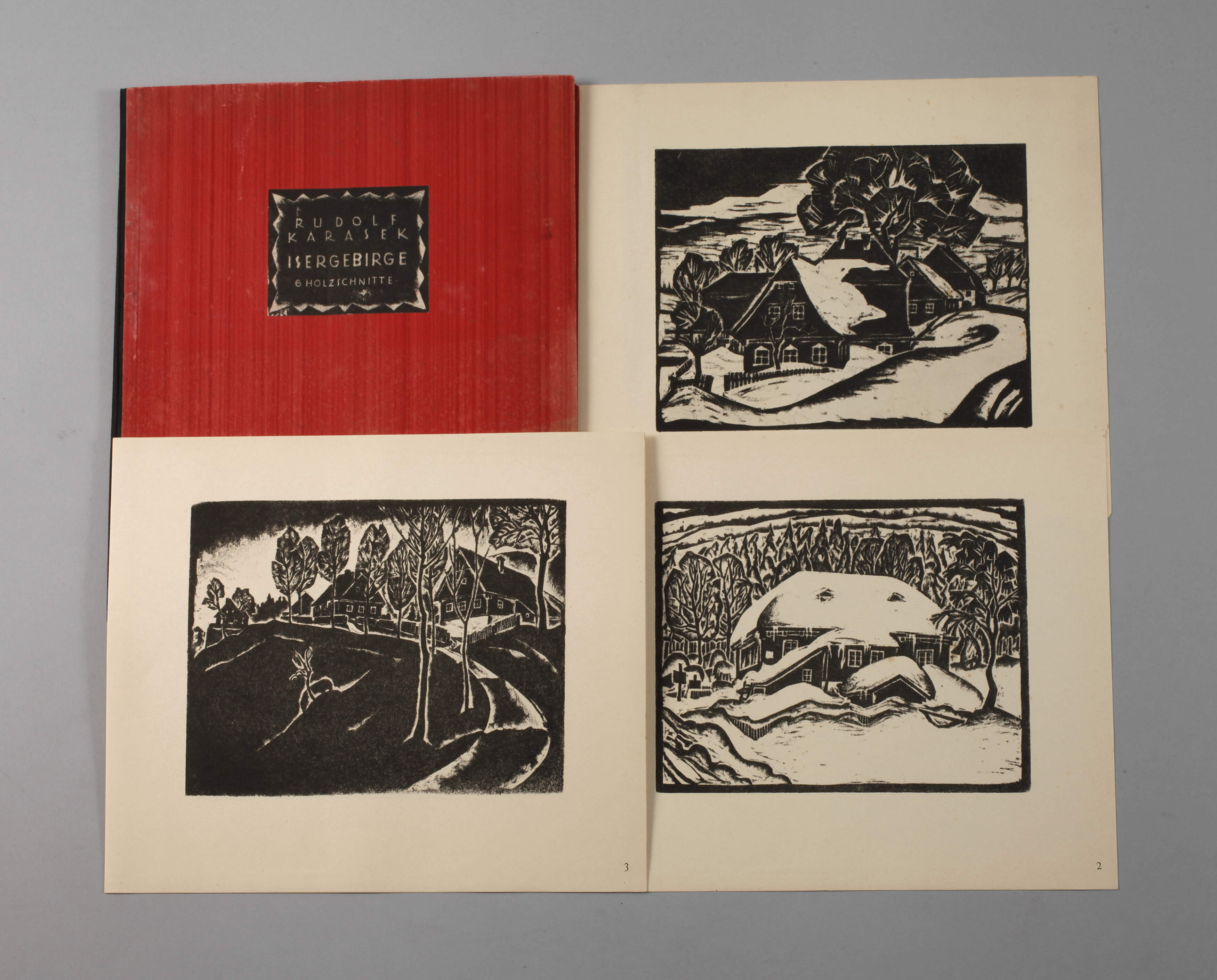 Holzschnittmappe Rudolf Karasek