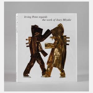 Irving Penn regards the work of Issey Miyake