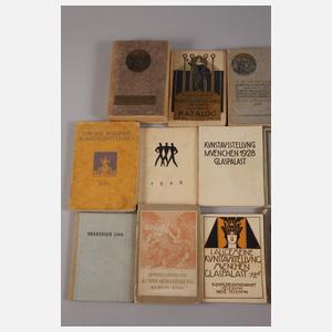 14 Kataloge Kunstausstellung München und Berlin