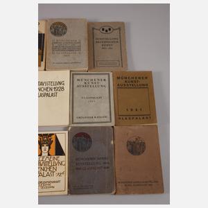 14 Kataloge Kunstausstellung München und Berlin