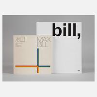 Zwei Bände Max Bill111
