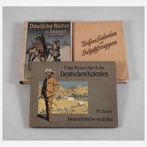 Drei Bücher Kolonie Deutsch-Südwestafrika
