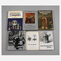 Konvolut Fachbücher Zinn und Metallkunst111