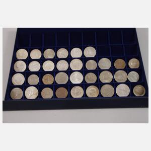 Große Sammlung DDR Gedenkmünzen