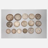 Konvolut Silbermünzen Österreich-Ungarn111