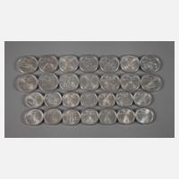 Konvolut Silbermünzen Kanada111