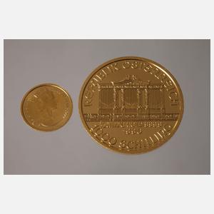 Zwei Goldmünzen