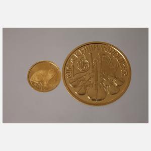 Zwei Goldmünzen