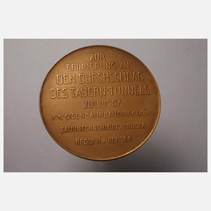 Medaille Tauerntunnel