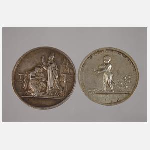 Vier Silbermedaillen